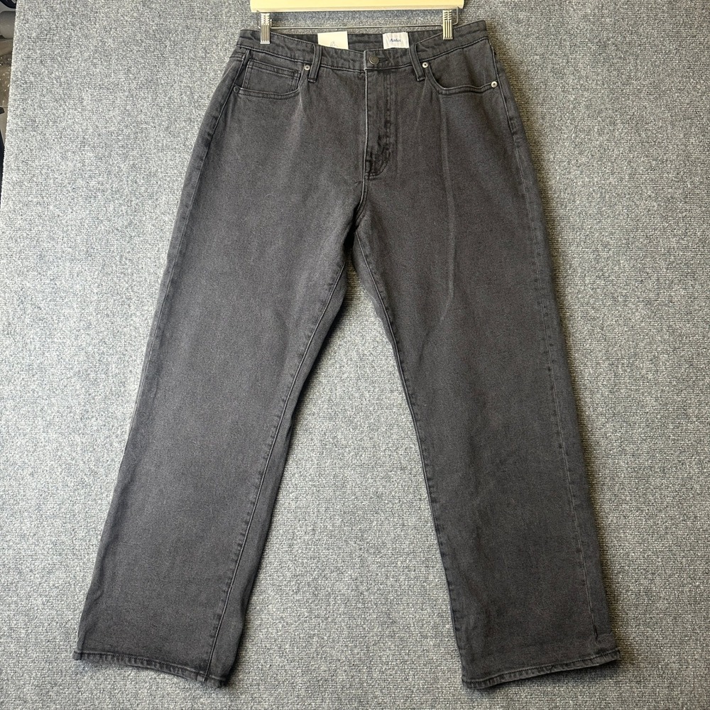 Katin Jeans Mens 31x30 Black George 64 Relaxed Straight Denim Pants Surf Skate